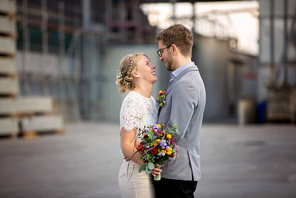 Urbane moderne Hochzeit in Lindau